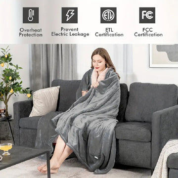 Premium Dual-Control Heated Blanket