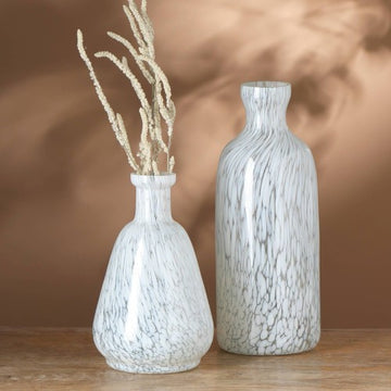 Decorative Splutter Glass Bottle Vase